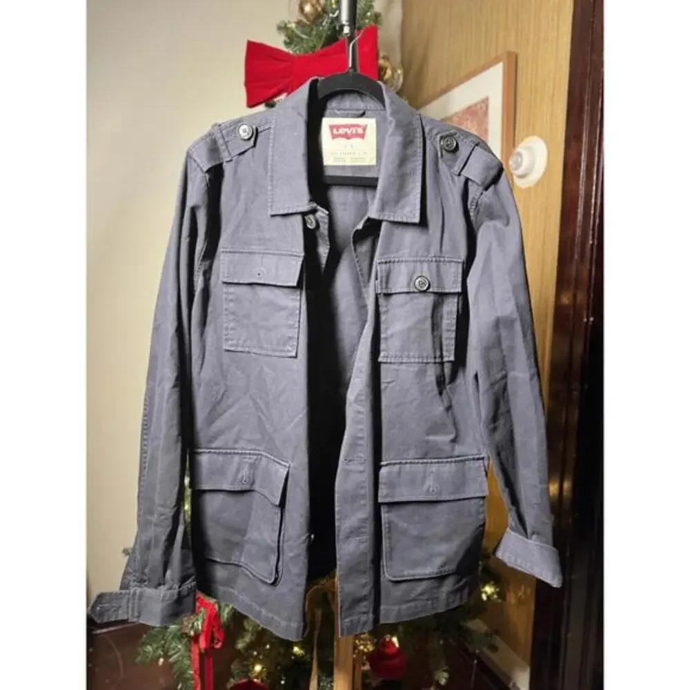 Levi's Men's Utility Jacket in Gray